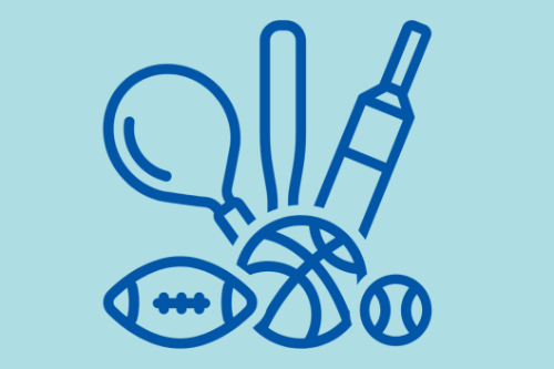 Illustratie sportmateriaal