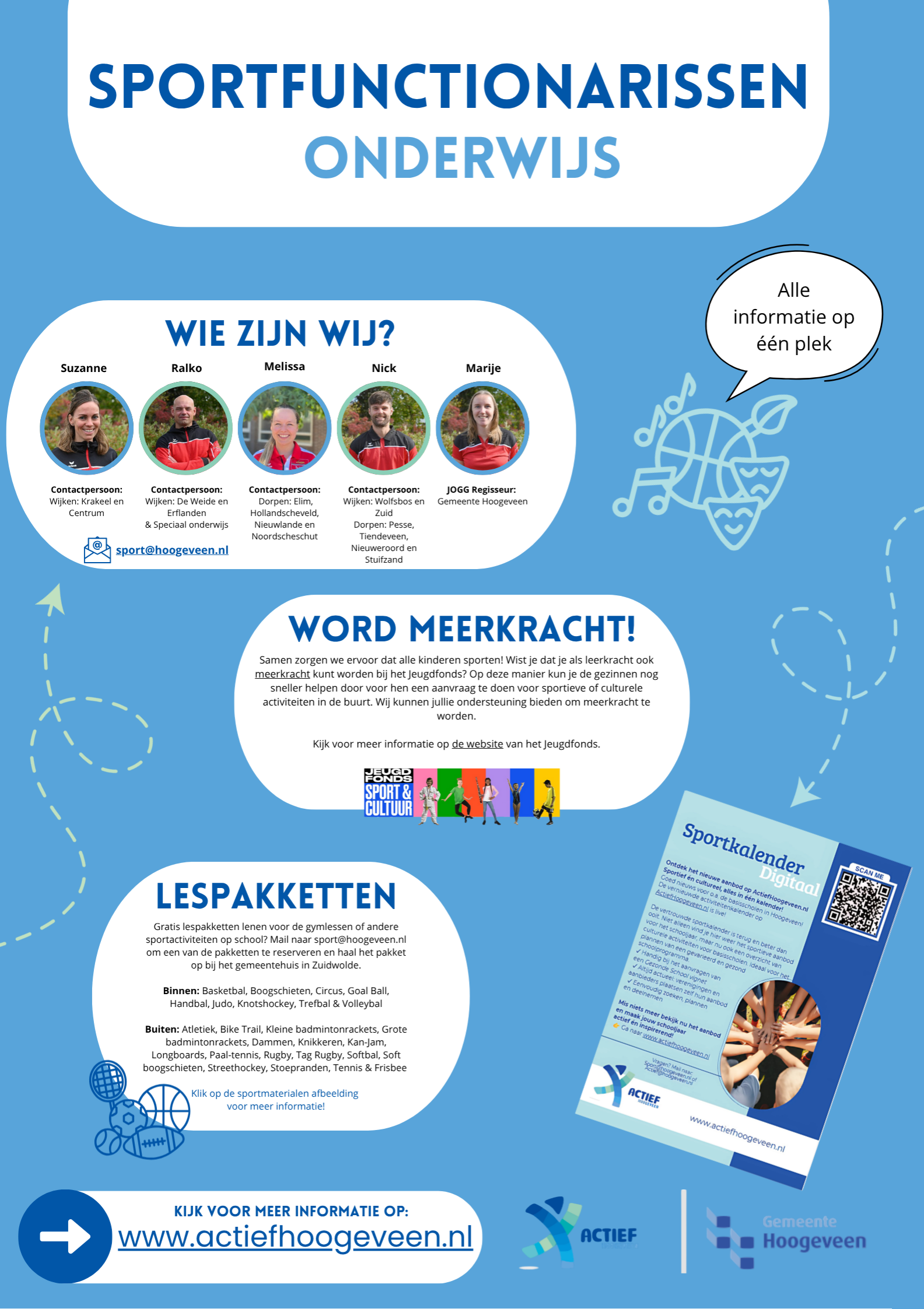 Sportfunctionarissen onderwijs Hoogeveen